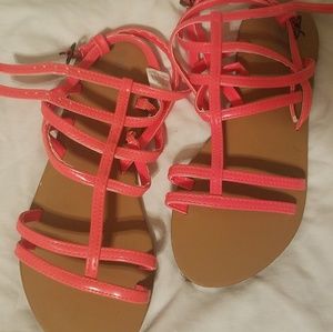 4/$15 Old Navy Orange strappy sandals